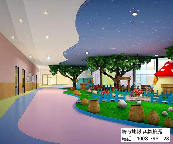 鋪了這樣的幼兒園地板，我一定要讓孩子上！